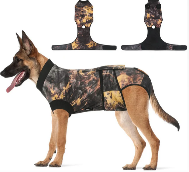 Verstellbarer Genesungs-Bodysuit für Hunde – Anti-Leck-Anzug für die Zeit nach Operationen