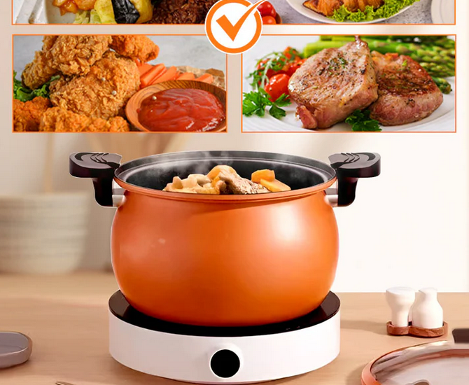 Multifunktionaler Chubby New European Crock Pot Mikrodruck Antihaft-Schnellkochtopf Bini Suppentopf