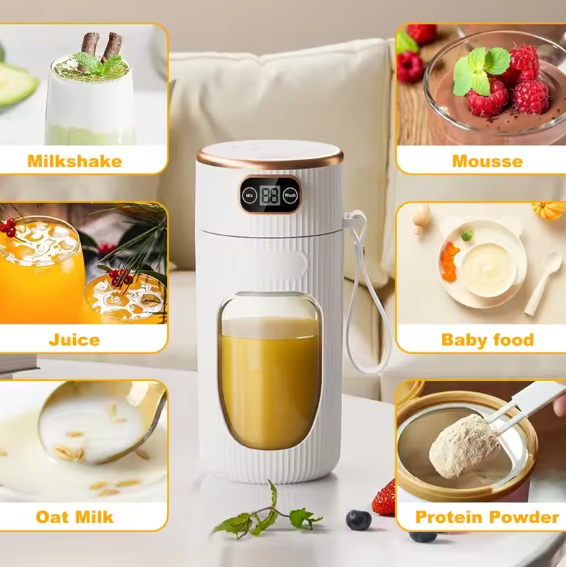 Xiaomi Mixer mit Digital Display und wiederaufladbar ,450ml