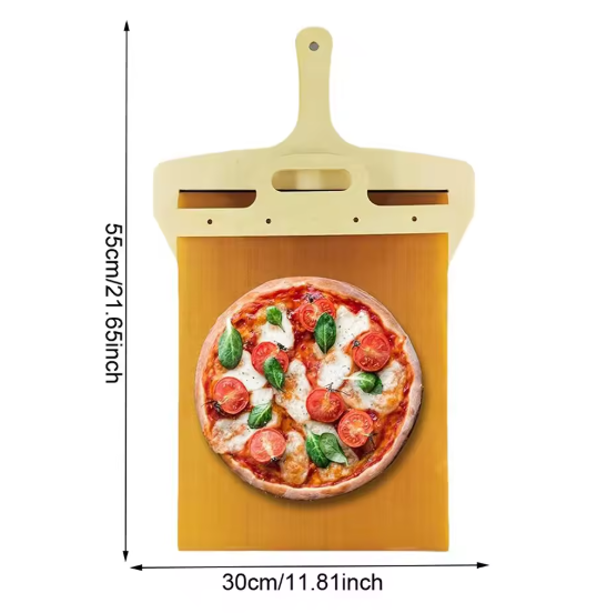 🔥 Verschiebbare Pizzaschaufel – Keine Pizza-Katastrophen mehr!