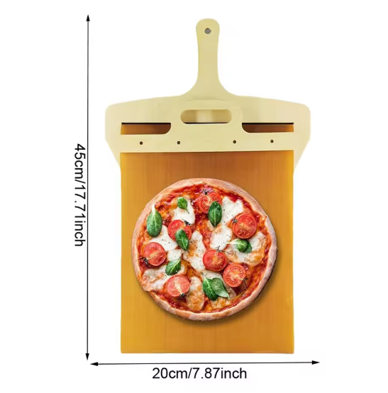 🔥 Verschiebbare Pizzaschaufel – Keine Pizza-Katastrophen mehr!