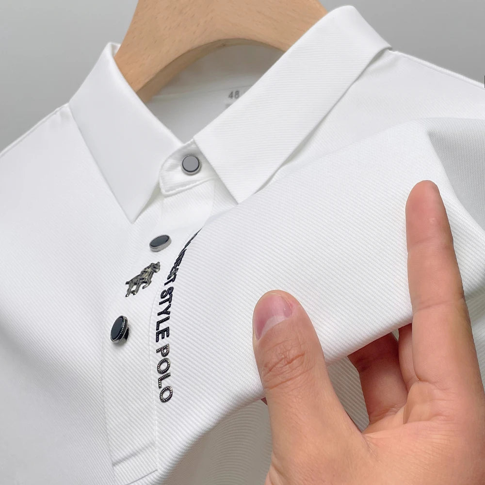 Men's Ice Silk Polo Shirt