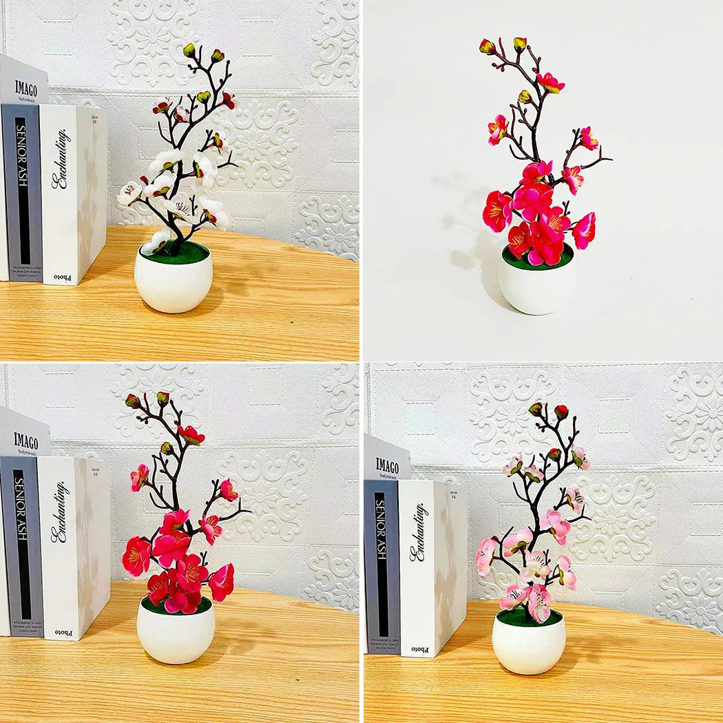 Bonsai Silk Plum Flower