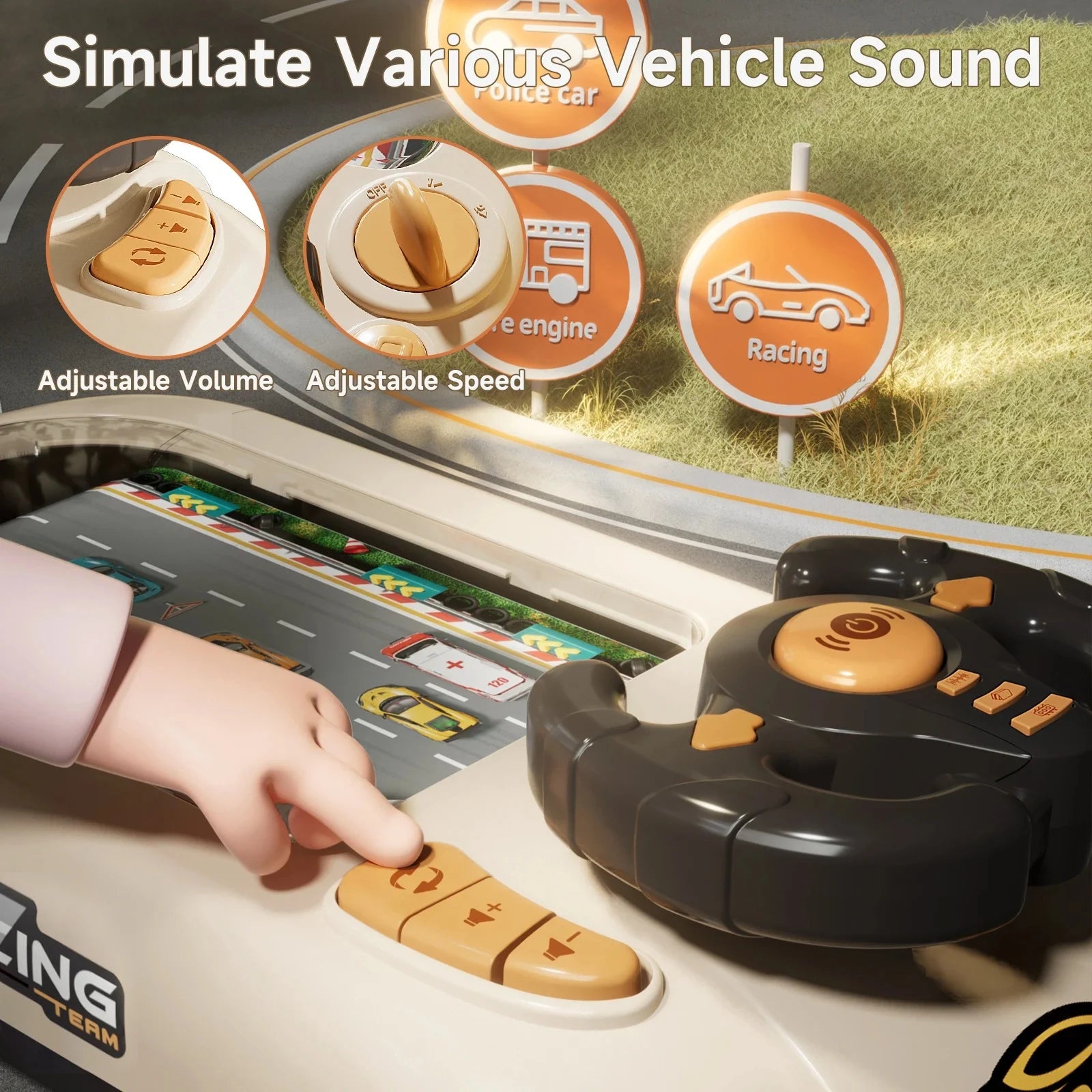 Das Rennauto-Babyspielzeug