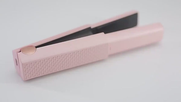 Kabelloser elektrischer USB-Haarglätter, Lockenstab, tragbarer kabelloser Mini-Haarglätter