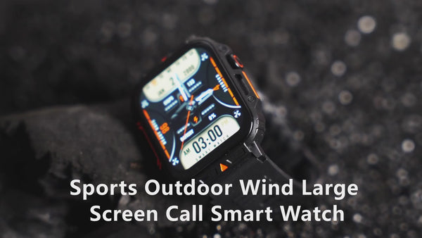 IP68 wasserdichte Militär-Smartwatch für Herren