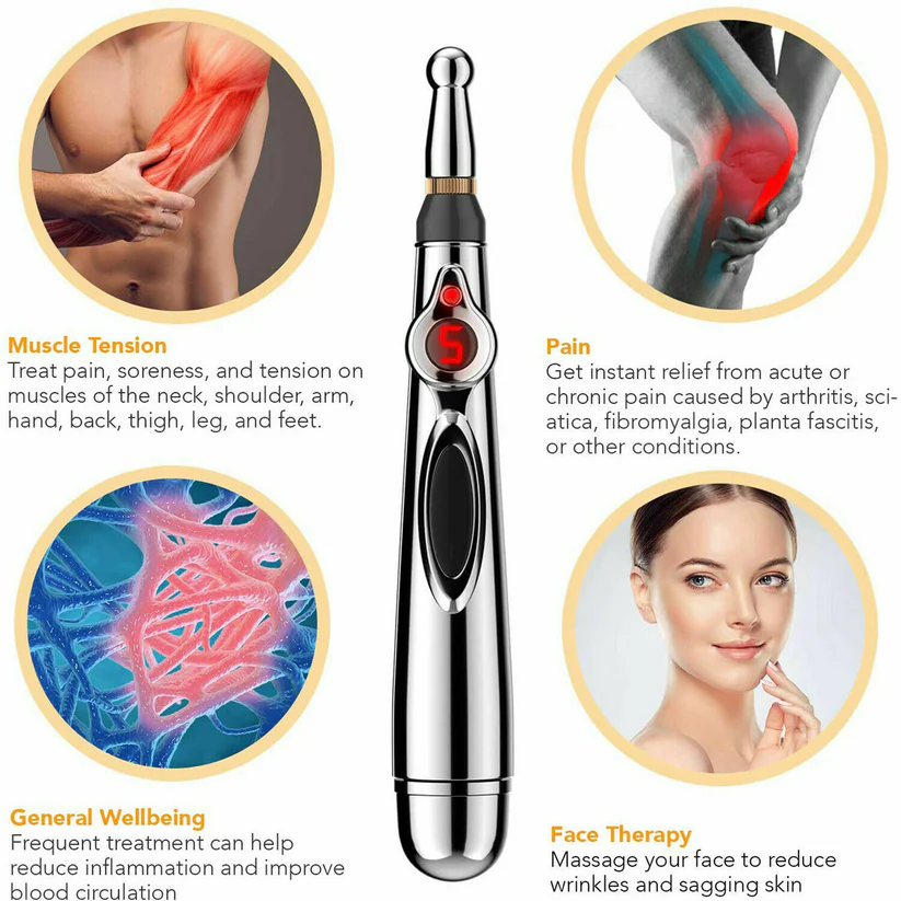 Elektrische Akupunktur Punkt Massage Stift Schmerzen Relief