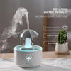 Kreativer Regenschirm-Wassertropfen-Luftbefeuchter mit buntem Licht, Regentropfen-Aroma, ätherischem Öldiffusor, Aromatherapie-Luftbefeuchter